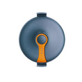 Load image into Gallery viewer, 4G pet GPS tracker in sleek gray design with orange button, offering waterproof and real-time location features.
