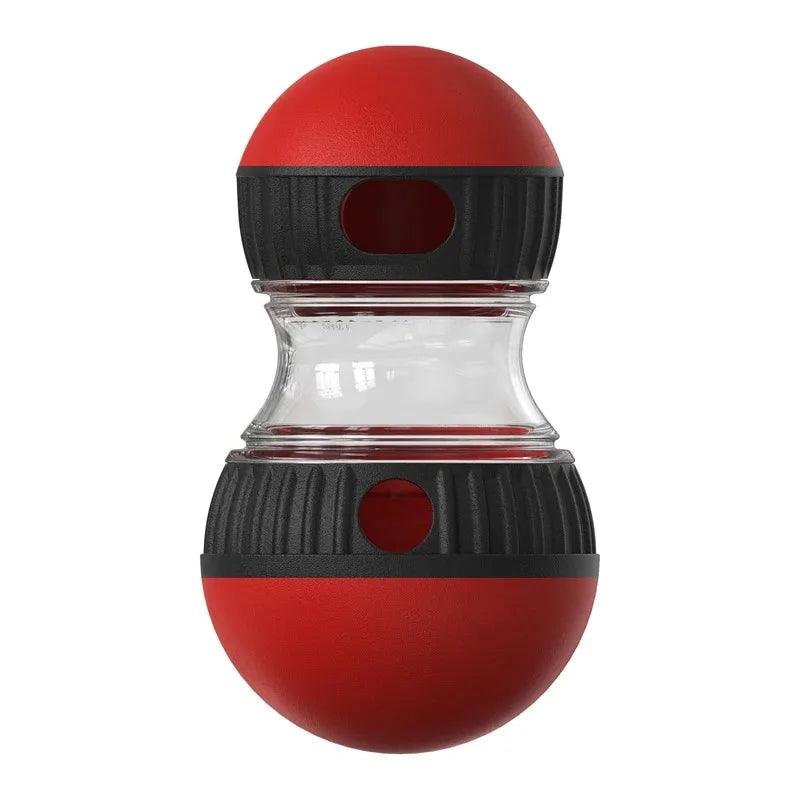 Food Ball Toy Tumbler - Elliptical Track Rolling Ball for Slow Feeding by littlepawgive