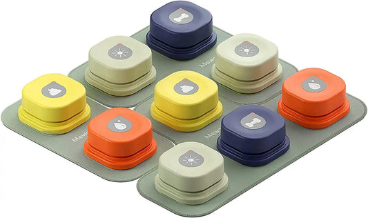 Smart Dog Buttons Communication set for pet vocal training pet-friendly durable with colorful buttons from littlepawgive