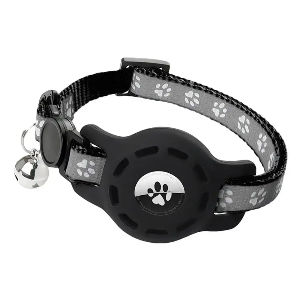 Cat Collar With Locator Case Pet Cat Adjustable Collar Anti-Lost Reflective Cat Collar With Safety Release Buckle For Home