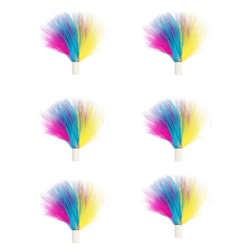 Colorful replacement feathers for interactive kitten toy Whack-A-Mole by LittlePawGive