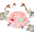 Load image into Gallery viewer, Interactive Smart Kitten Whack-A-Mole Toy with Butterflies by LittlePawGive cats playing and having fun
