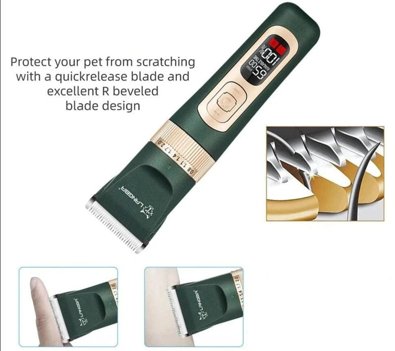 Electrical Dog Clipper Professional Pet Grooming And Care Kit Rechargeable Animals Hair Clipper Cat Hair Trimmer Cutter Machine - littlepawgive