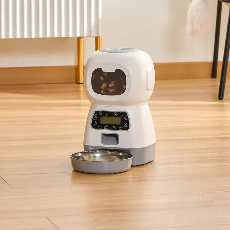 Smart Automatic Feeder for pets featuring intelligent remote control for convenient and precise feeding by littlepawgive