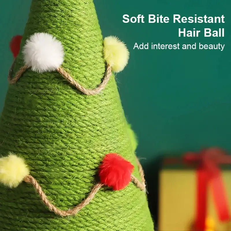 Enchanting Christmas Tree Cat Scratching Post