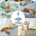 Load image into Gallery viewer, Interactive cat toy with spinning ball, showcasing playful cats enjoying their fun and relaxation moments.
