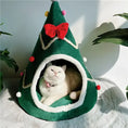 Load image into Gallery viewer, Houses for Cats Christmas Beds Winter Pet Supplies Warm Bed Puppy Accessories Things Cushions Accessory House Dog Habitats
