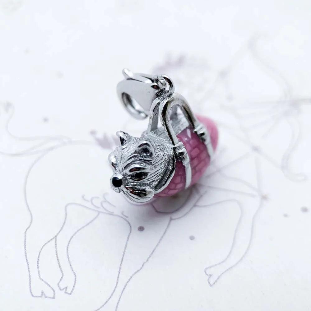 Charming Westie Dog Pendant - 925 Sterling Silver