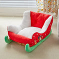 Load image into Gallery viewer, Cozy Christmas Sleigh Pet Bed
