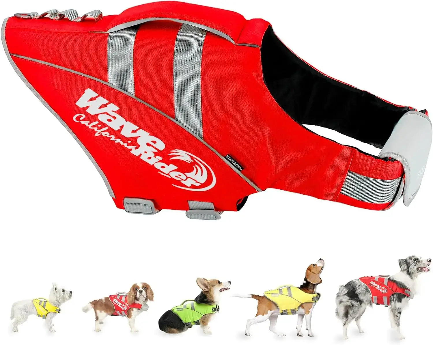 Reflective Adjustable Dog Life Jacket for Small Dogs