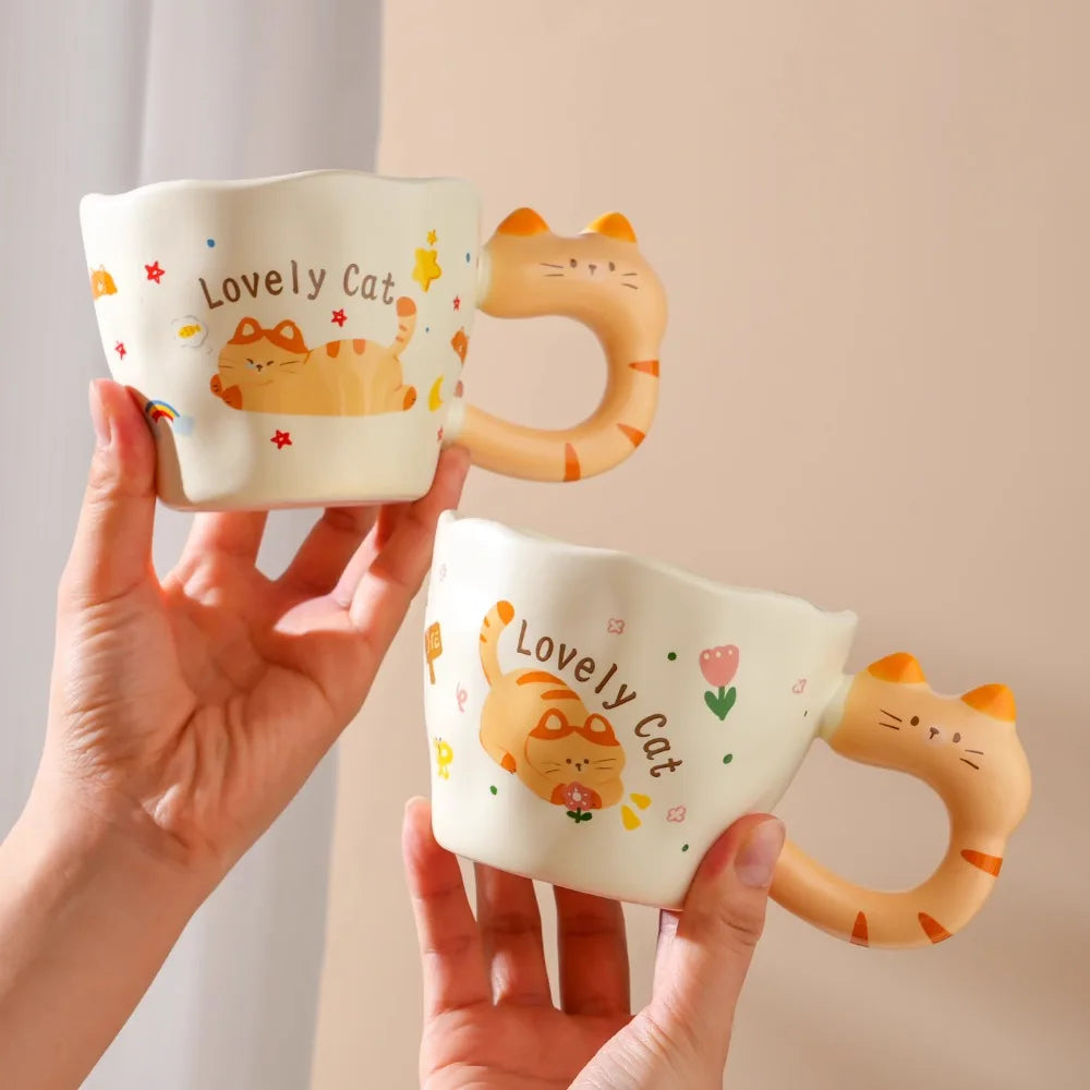 Cat Mug - Cute Ceramic Gift for Cat Lovers